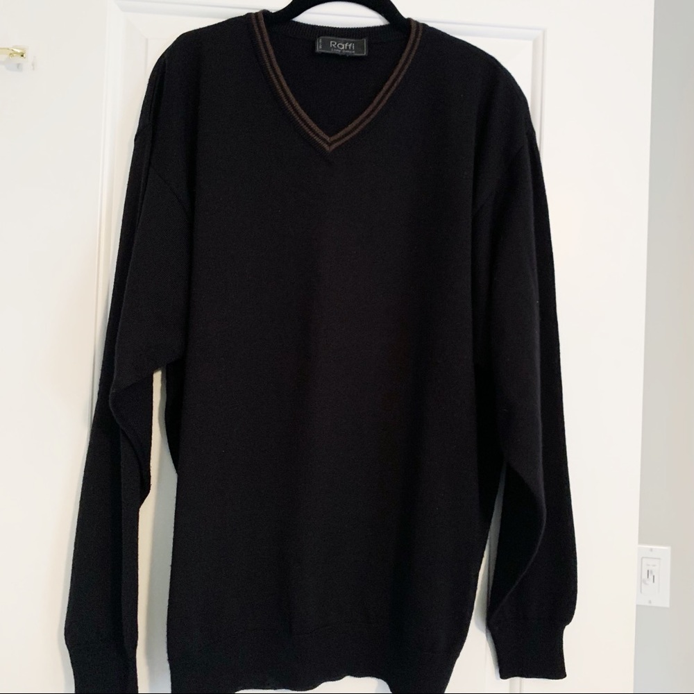 Raffi Made in Italy Men’s Merino Wool Blend Sweater